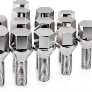 SUCOSO 17mm Hex Chrome Wheel Bolt M12x1.25 for Jeep Renegade 20pcs-0