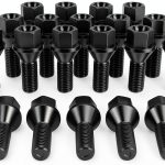 SUCOSO Lug Bolt 17mm Hex Black 40Cr Steel Heavy‑Duty (20 pcs)-0
