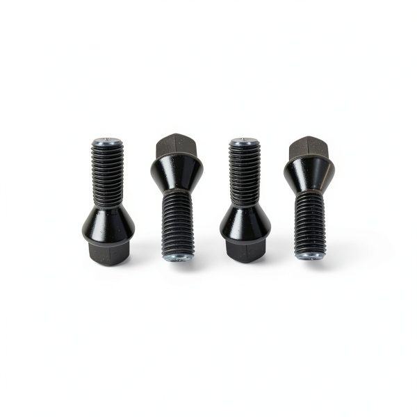 M14 Hex Stud Bolt Set 4pcs Black Alloy Steel for BMW by DASPARTS-0