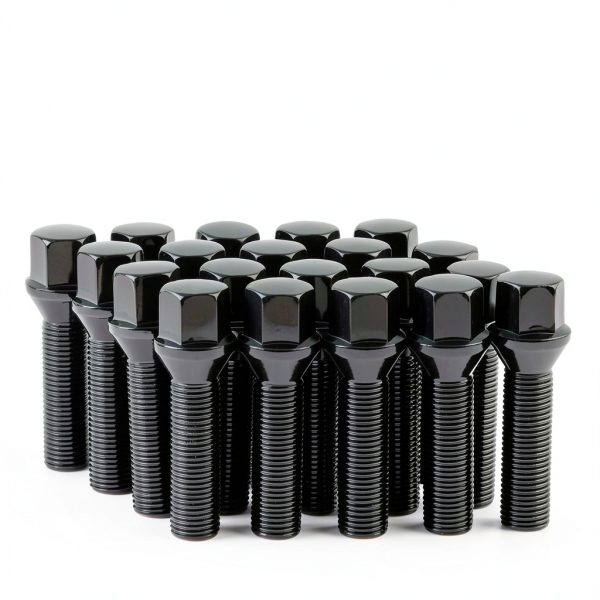 Wheel Lug Bolt GAsupply 40mm Black Hex for BMW X3 X5-7