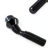 Lujiani Wheel Lug Bolt M14x1.5 40mm Shank Black Hex Bolt Pack of 20-2