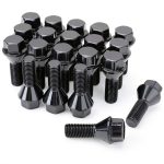 VODCACA M12x1.25 Hex Wheel Bolt - Black Iron for Jeep Cherokee, Dodge-0