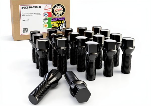 Wheel Accessories Parts Hex Black Lug Bolt Pack 20pcs M14x1.5-0
