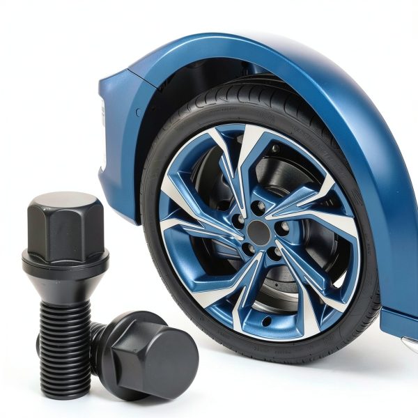 M14x1.5 Wheel Lug Bolt LUJIANI Black Oxide 28mm Shank Pack of 10-6