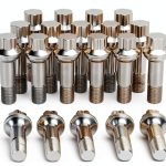 Wheel Bolt 17mm Hex Chrome Alloy Steel 20pcs SUCOSO for Mercedes-0