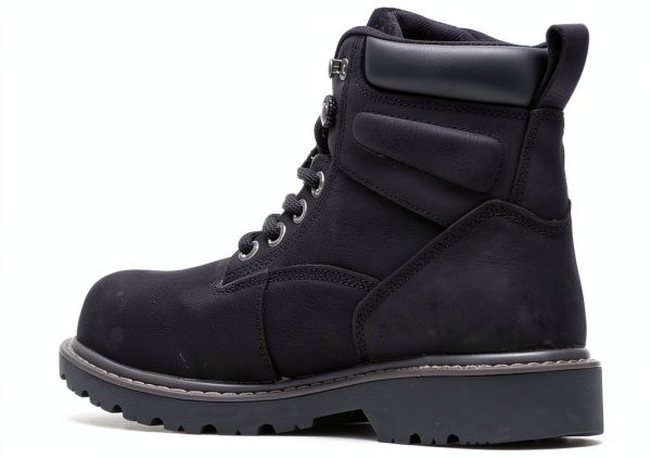 Wolverine Women's Floorhand Steel Toe 6in Waterproof Work Boot Black-2