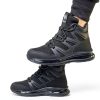 SYLPHID Men Steel Toe Sneakers Women Safety Shoes High Top Air Cushion-5