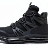 SYLPHID Men Steel Toe Sneakers Women Safety Shoes High Top Air Cushion-1