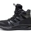 SYLPHID Men Steel Toe Sneakers Women Safety Shoes High Top Air Cushion-3