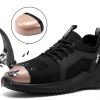 Tinefiy Steel Toe Shoes for Women Work Sneakers Lightweight Comfortable Safety Toe Slip On Puncture Proof Footwear Indestructible Shoe-1