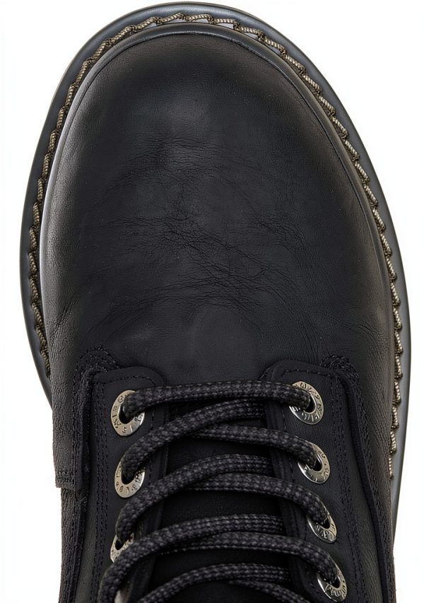 Wolverine Women's Floorhand Steel Toe 6in Waterproof Work Boot Black-4