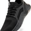 Tinefiy Steel Toe Shoes for Women Work Sneakers Lightweight Comfortable Safety Toe Slip On Puncture Proof Footwear Indestructible Shoe-0