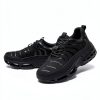 Steel Toe Shoes for Men Women Lightweight Safety Sneakers Composite Toe Work Shoes Puncture Proof Industrial Construction Shoes Black-4