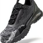 ulogu Steel Toe Shoes for Men Women Waterproof Comfy Non Slip Safety Work Sneakers-0