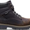 Wolverine Women's Floorhand Steel Toe 6in Waterproof Work Boot Black-0