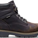 Wolverine Women's Floorhand Steel Toe 6in Waterproof Work Boot Black-0