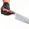 Jikko Damascus Edition VG-10 Chef Knife 8.5" Mahogany Handle-2